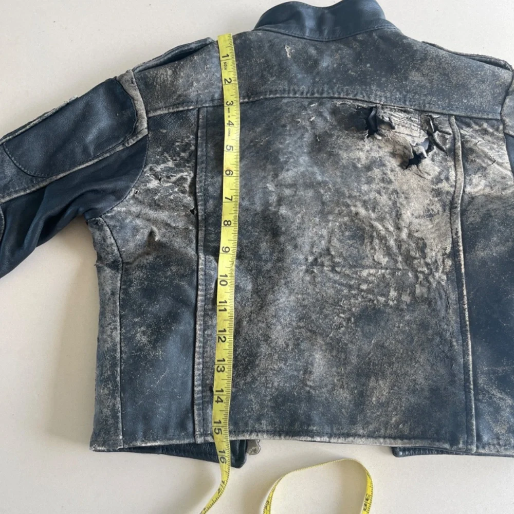 Dr Romanelli custom made cropped leather jacket XS - Picture 7 of 7